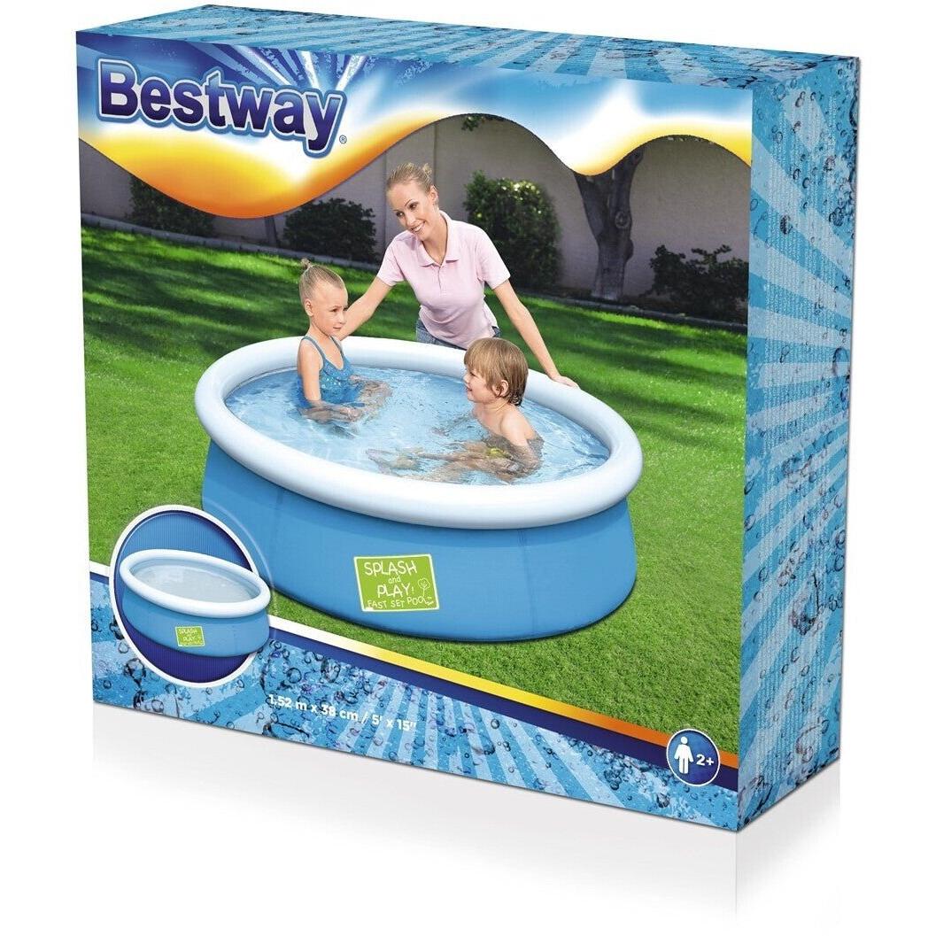 Bestway – Piscina hinchable Fast Set (152 × 38 cm)