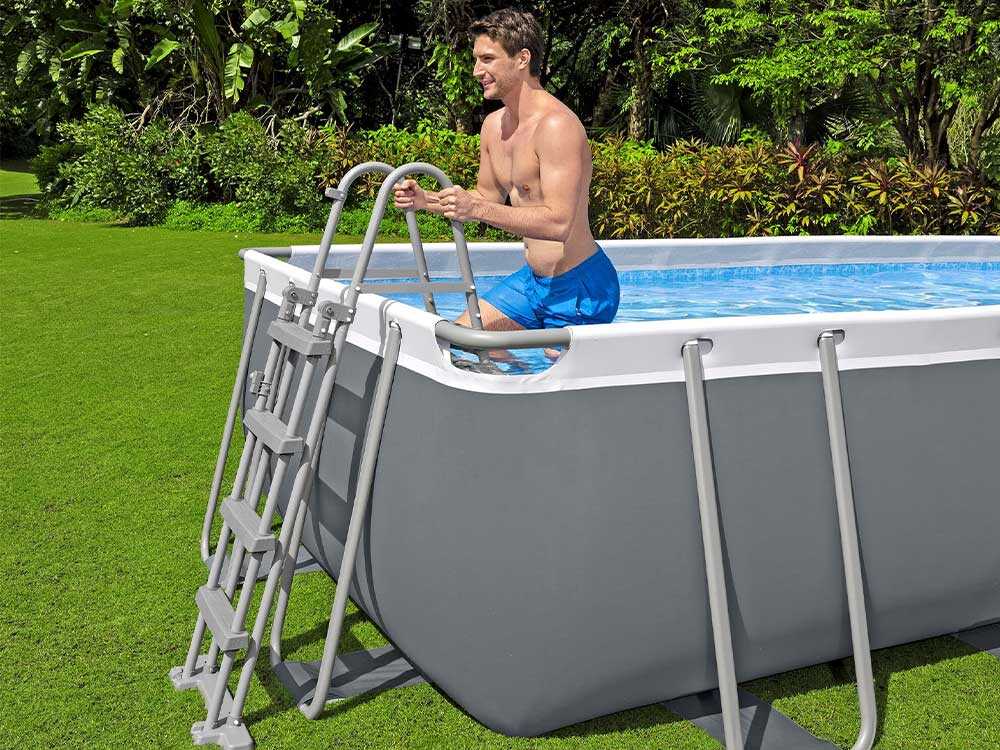 Bestway – Power Steel piscina desmontable rectangular (549 × 274 × 122 cm)