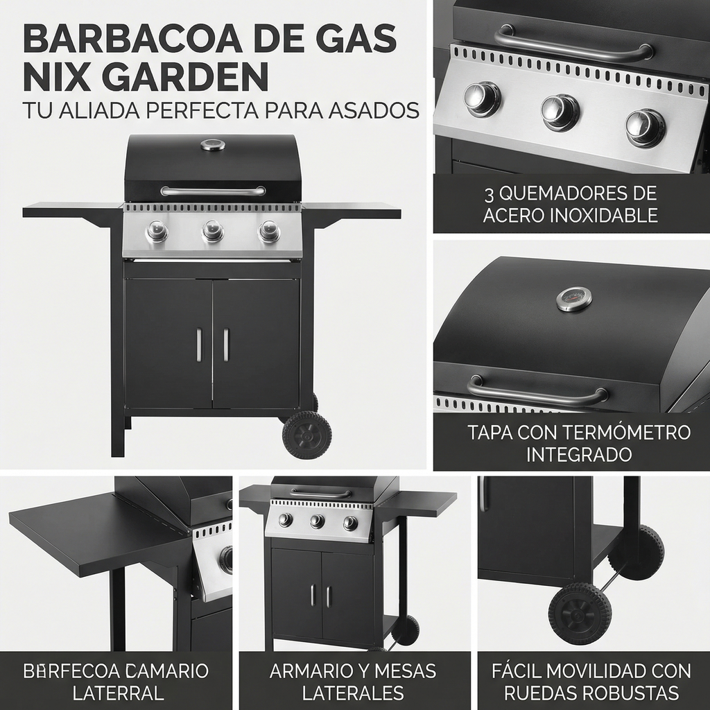 Nix Garden - Barbacoa de gas
