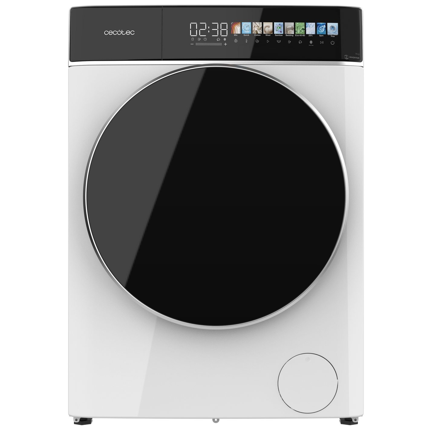 Cecotec Bolero DressCode 9900 Lavadora Inverter FullColor A 9 kg Carga Frontal Eficiente