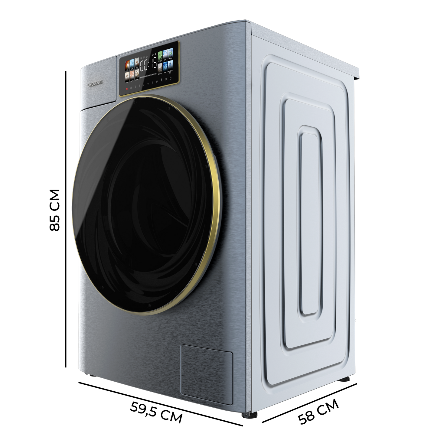 Cecotec Lavadora DressCode 9950 Autodose Inverter 9 kg