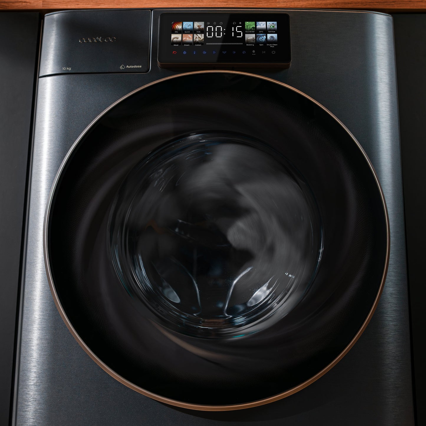 Cecotec Bolero DressCode 12950 Lavadora Autodose Direct Drive 12 Kg 1400 rpm Acero 3D