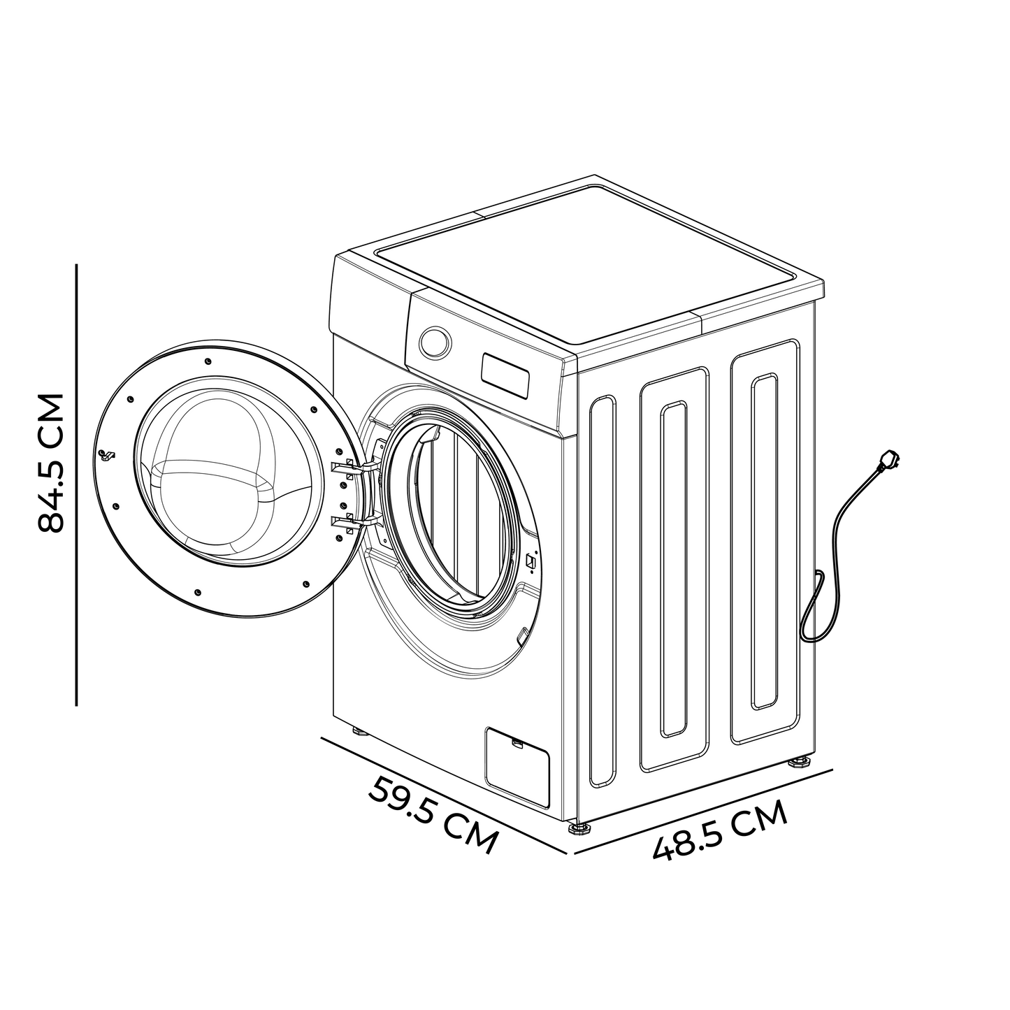 Cecotec Lavadora Bolero DressCode 6150 Inverter A 6 kg 1000 rpm Blanco Clase A Eficiencia