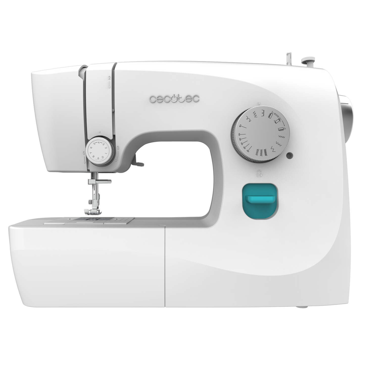 Cecotec BelleCouture 1500 Máquina de Coser 15 Puntadas Fácil para Principiantes Novatos