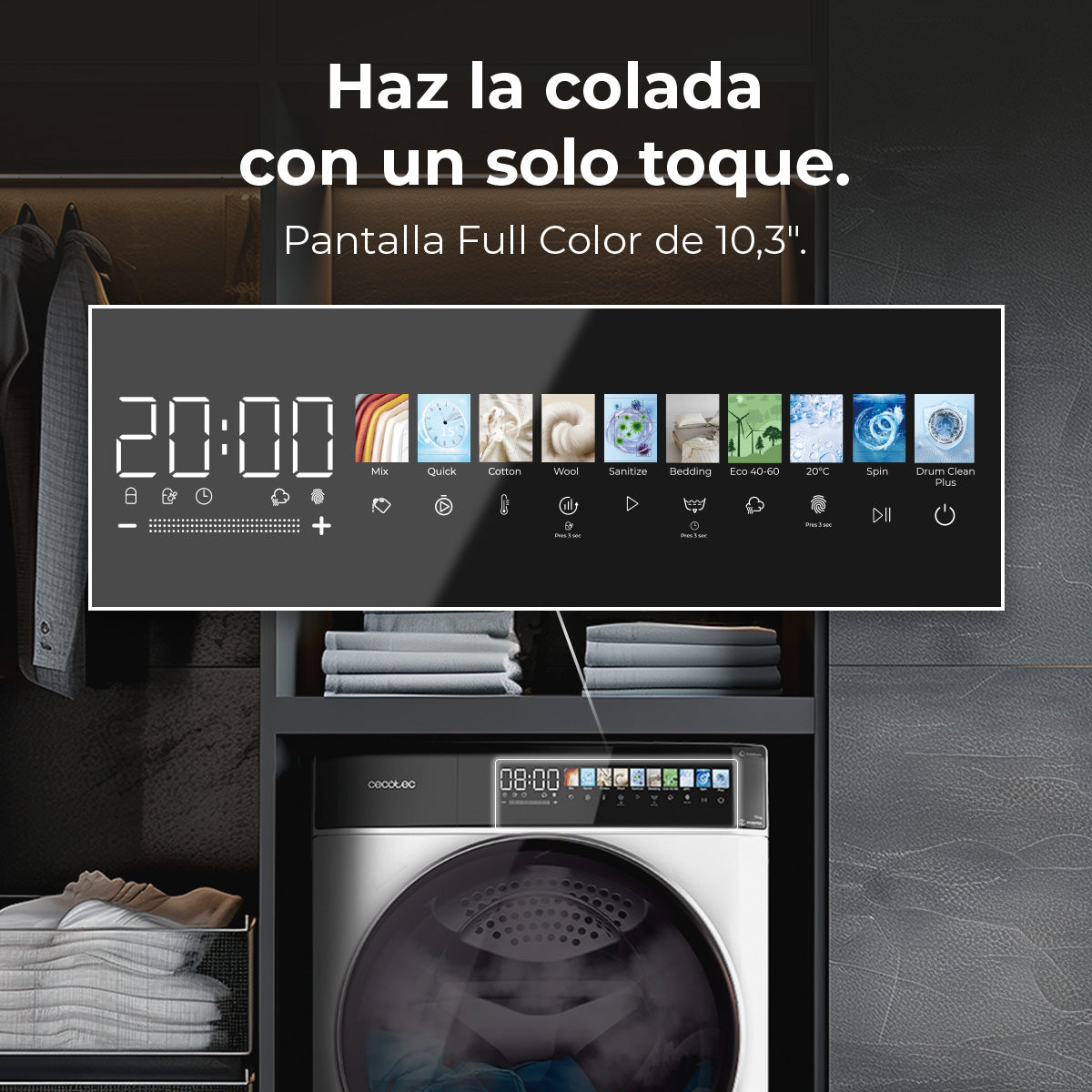 Cecotec Bolero DressCode 10900 Autodose Inverter 10 Kg