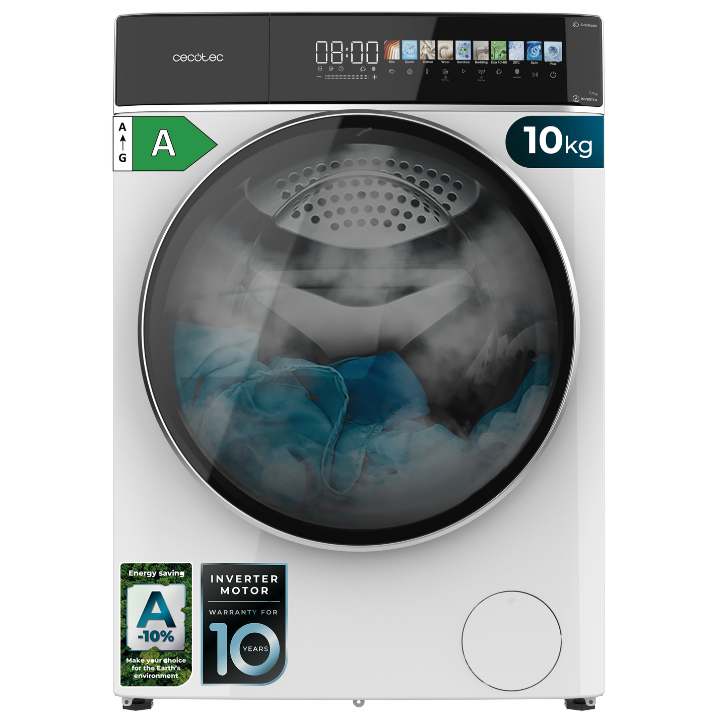 Cecotec Bolero DressCode 10900 Autodose Inverter 10 Kg