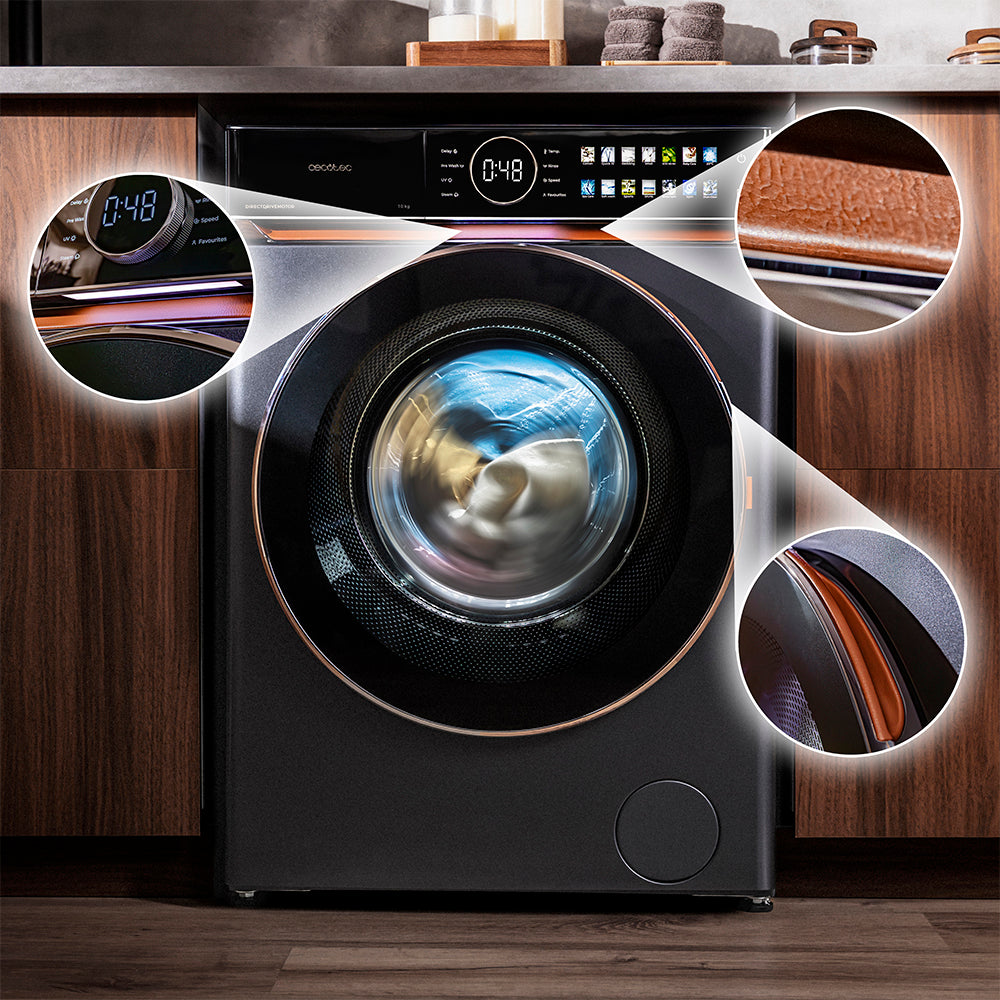 Cecotec Bolero DressCode 10980 Direct Drive Lavadora Acero A Gran Capacidad 8 Kg