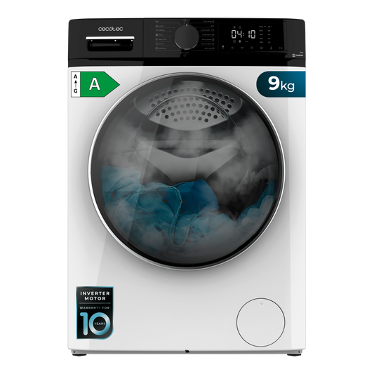 Lavadora Cecotec Bolero DressCode 9610 Inverter A 9kg