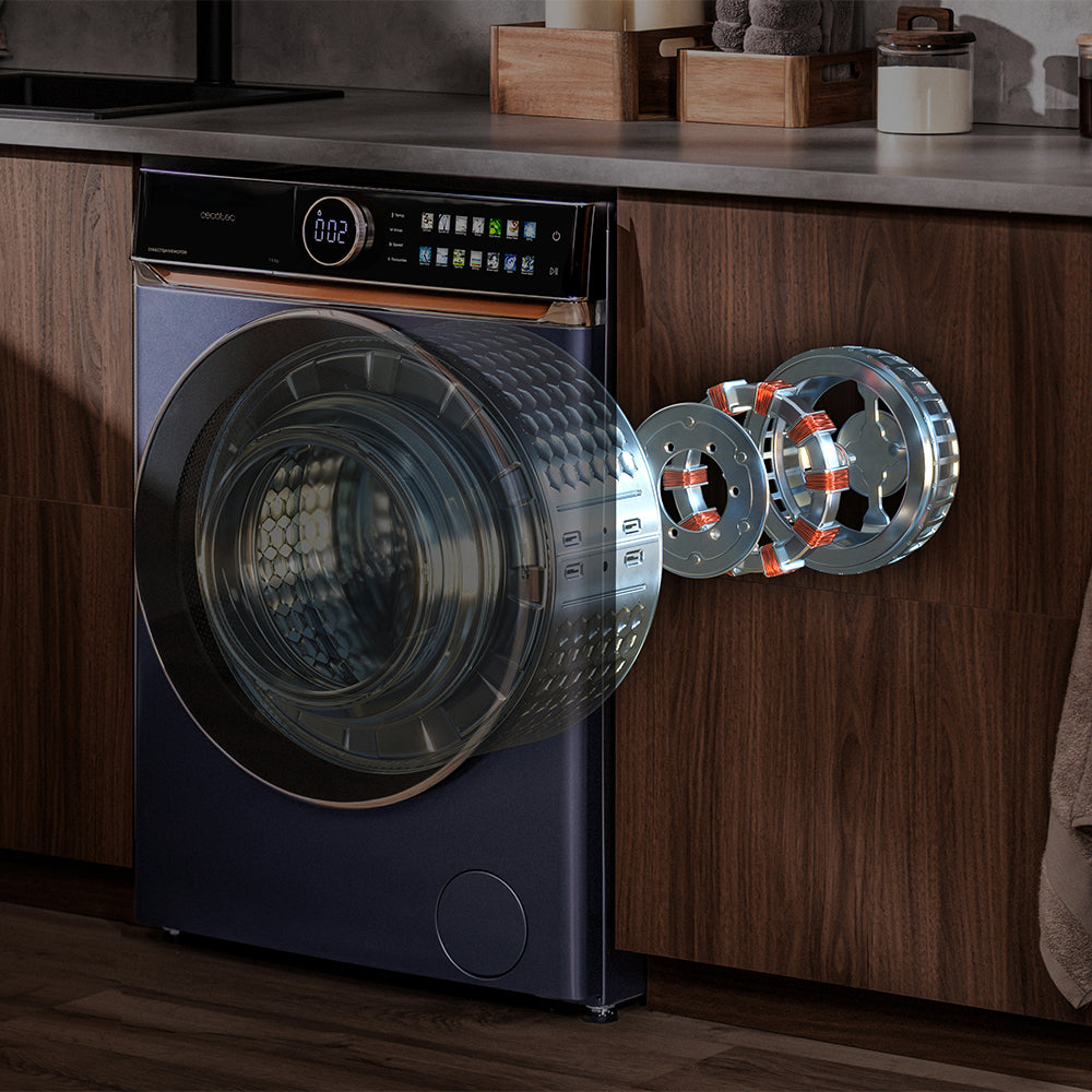 Cecotec Bolero DressCode 12980 Direct Drive Titanium A Lavadora Carga Frontal De Gran Capacidad