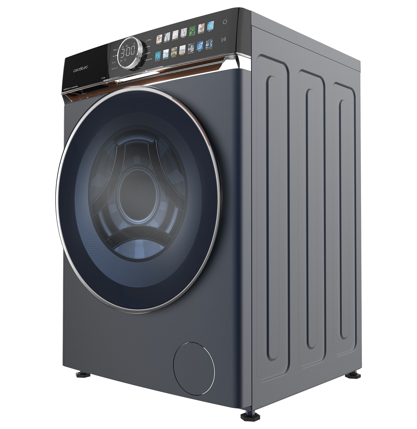 Cecotec Bolero DressCode 12980 Direct Drive Titanium A Lavadora Carga Frontal De Gran Capacidad