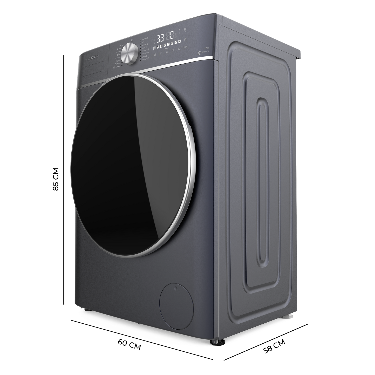 Cecotec Bolero Wash And Dry 10680 Inverter Titanium A Lavadora Secadora 10 Kg Lavado 6 Kg Secado