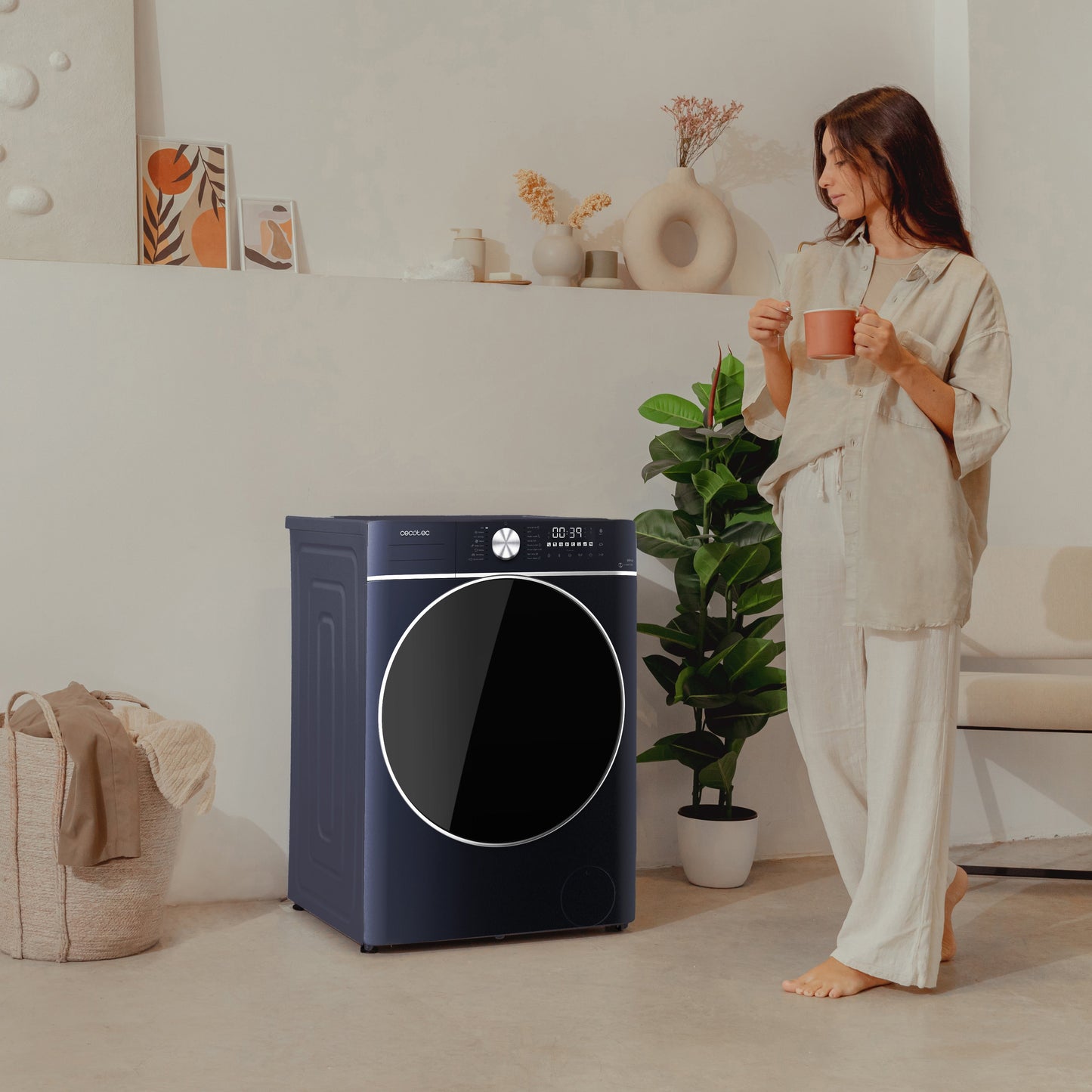 Cecotec Bolero Wash And Dry 10680 Inverter Titanium A Lavadora Secadora 10 Kg Lavado 6 Kg Secado