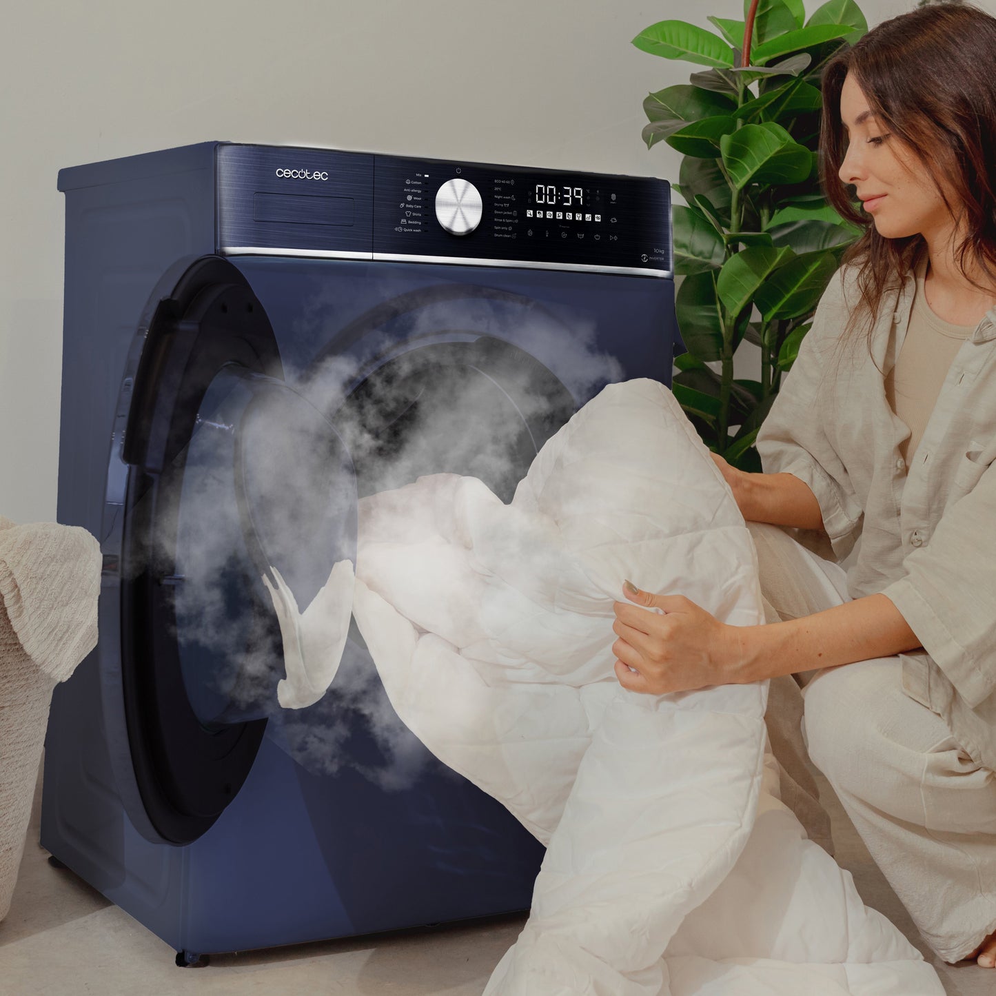 Cecotec Bolero Wash And Dry 10680 Inverter Titanium A Lavadora Secadora 10 Kg Lavado 6 Kg Secado