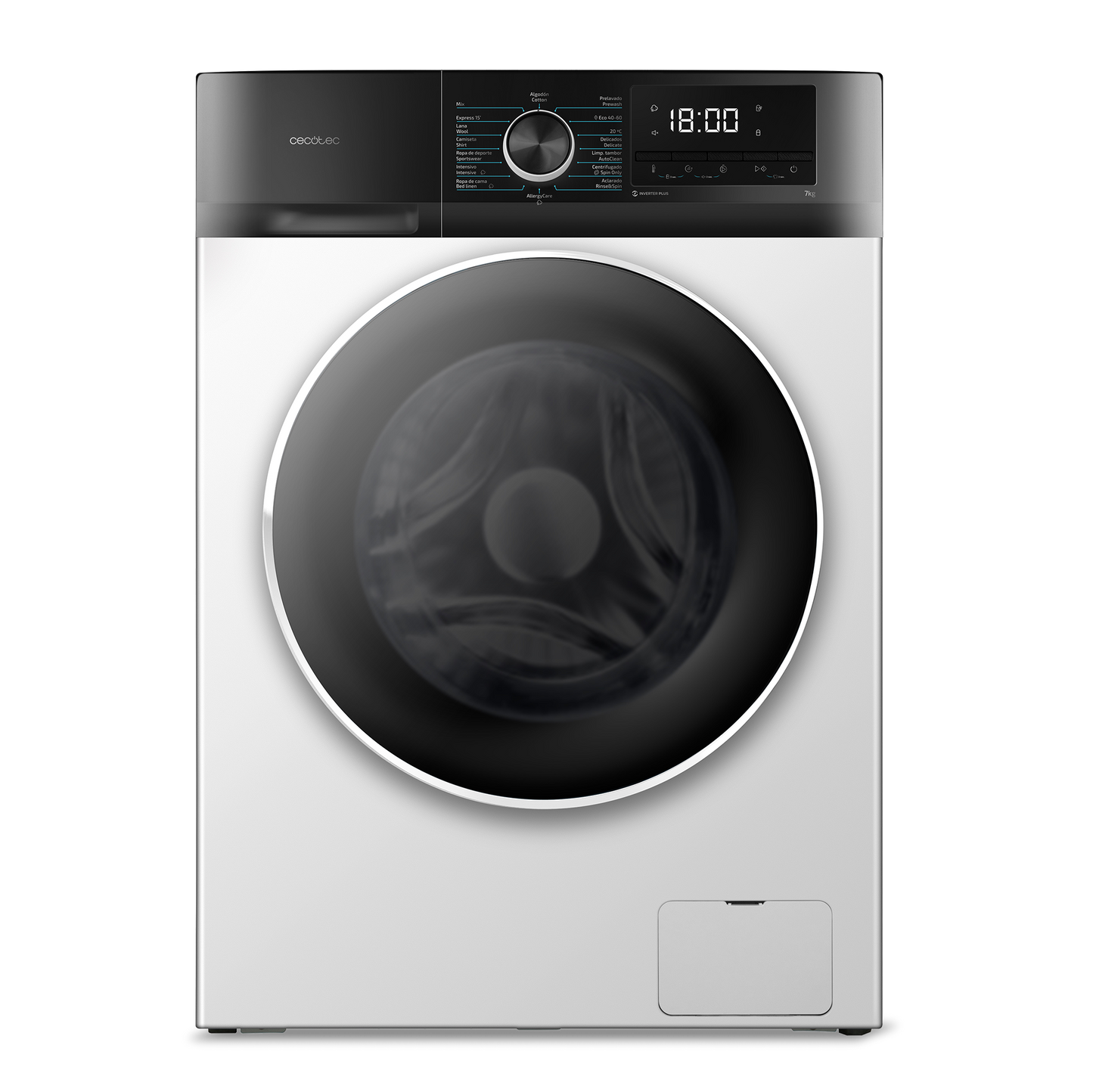 Cecotec Lavadora Bolero Dresscode 7500 Inverter A 7 Kg 1400 RPM 16 Programas Eco