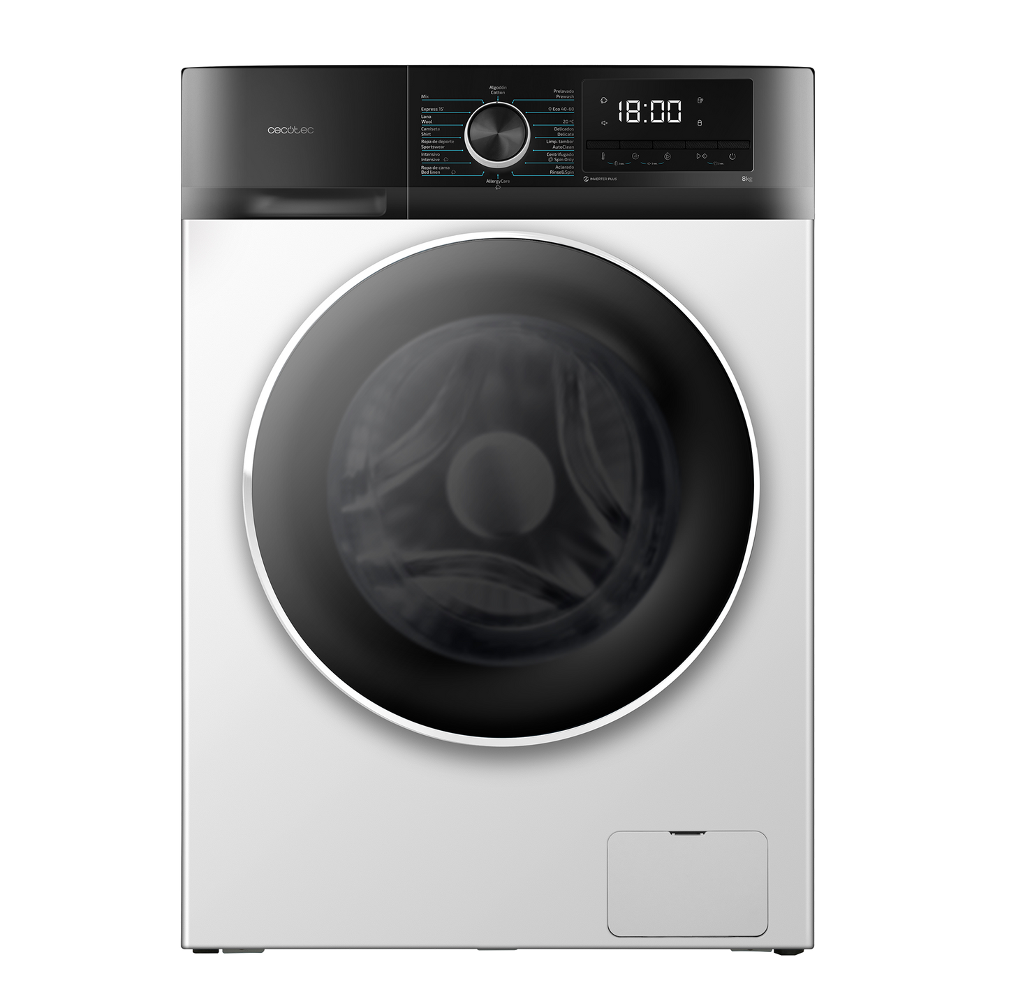 Cecotec Lavadora Bolero DressCode 8500 Inverter A 8 Kg 1400 Rpm 16 Programas Carga Frontal