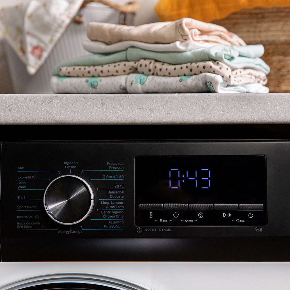 Cecotec Lavadora Bolero DressCode 9500 Inverter A 9 kg 1400 rpm 16 Programas Para Familias
