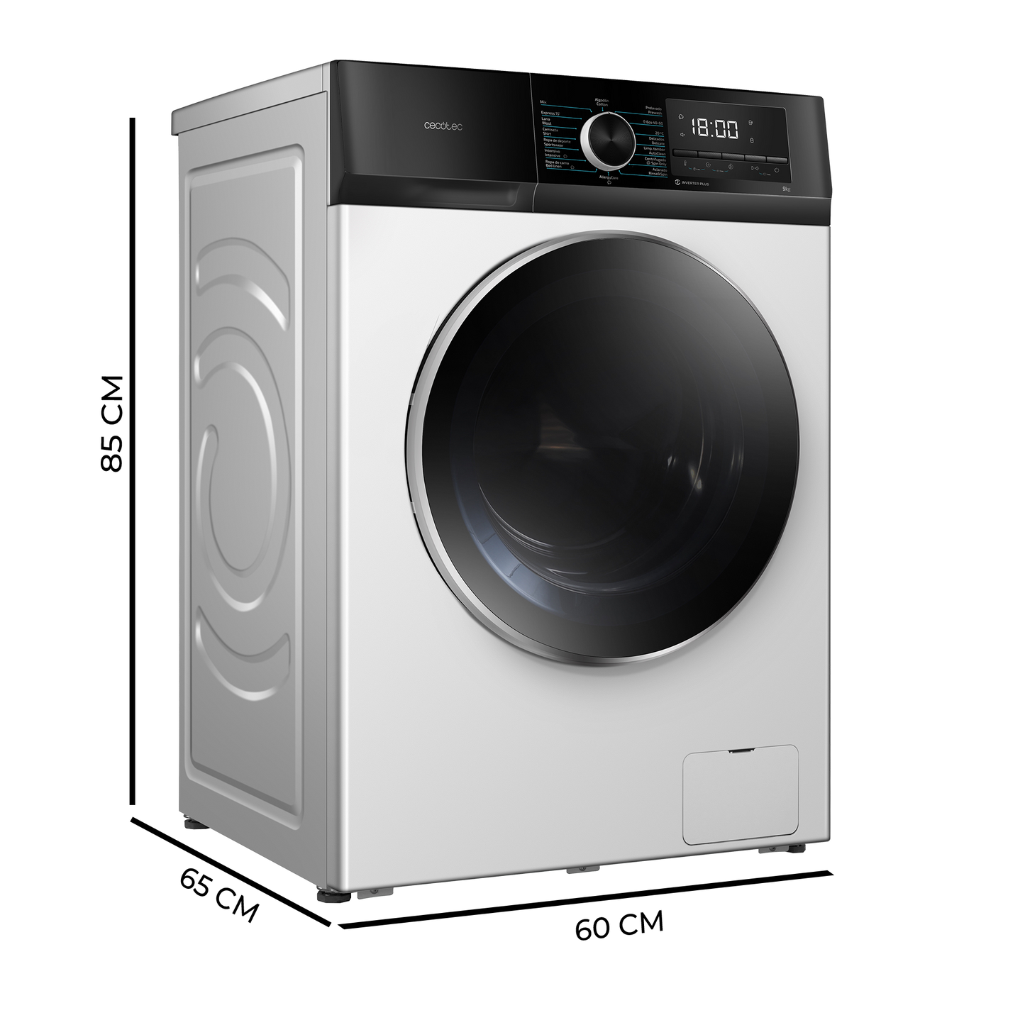 Cecotec Lavadora Bolero DressCode 10500 Inverter A