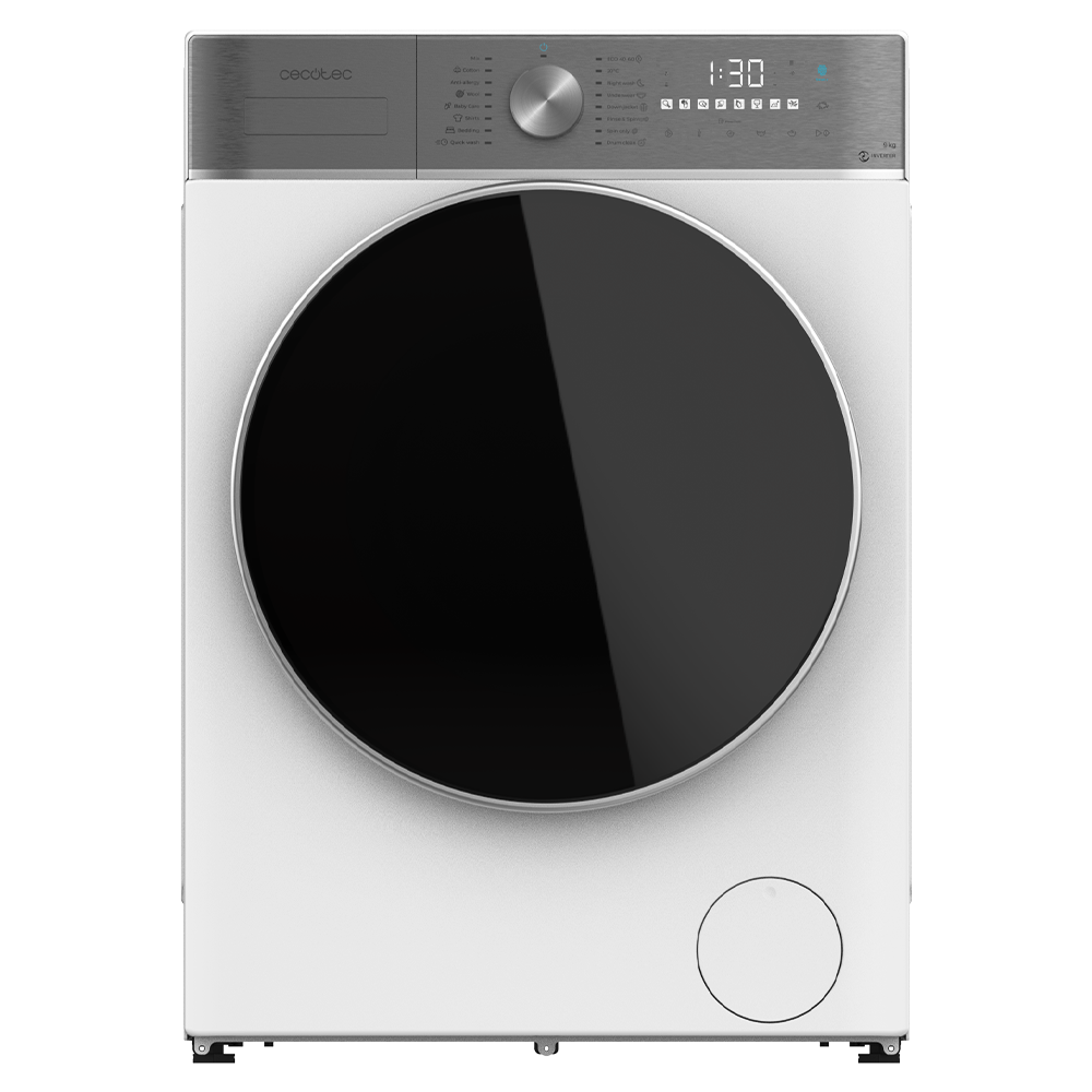 Cecotec Lavadora Bolero DressCode 9800 Inverter A 9 Kg Con Motor Inverter Plus Eficiencia A