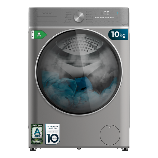 Cecotec Lavadora Bolero DressCode 10800 Inverter Steel A 10 Kg Clase A Energetica