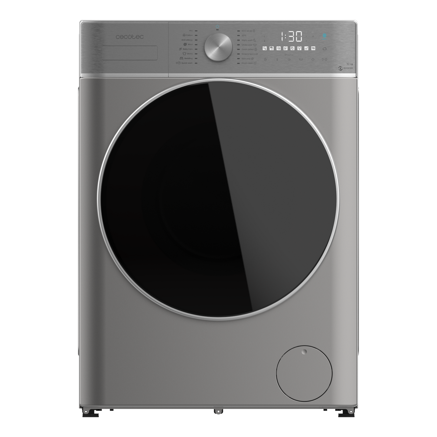 Cecotec Lavadora Bolero DressCode 10800 Inverter Steel A 10 Kg Clase A Energetica