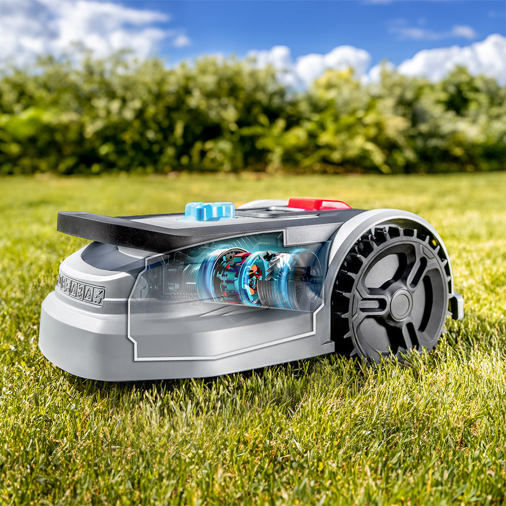 Cecotec Conga GrassHopper 300 Robot Cortacésped, Cubre 300 m², Cable Perimetral 100 m