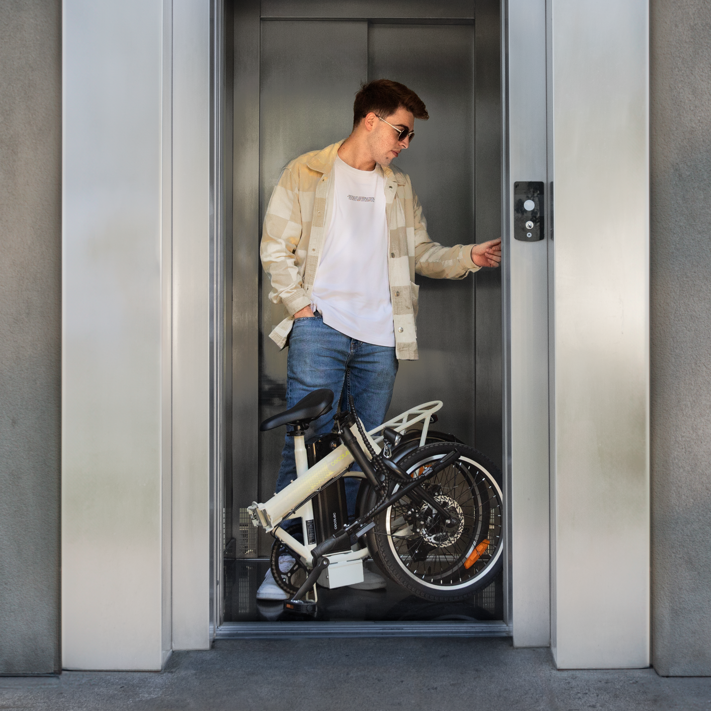 Cecotec Bicicleta Eléctrica Flexy 250W, 35 km autonomía, Batería extraíble 270Wh, Ruedas 20 pulgadas, Velocidad 25 km/h