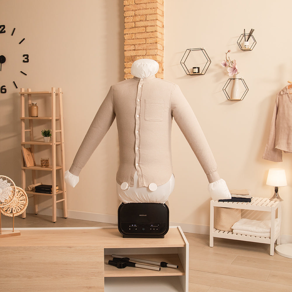 Cecotec IronHero 1200 Maniquí De Plancha Y Secado 2 En 1 Con Panel Táctil Y Temporizador