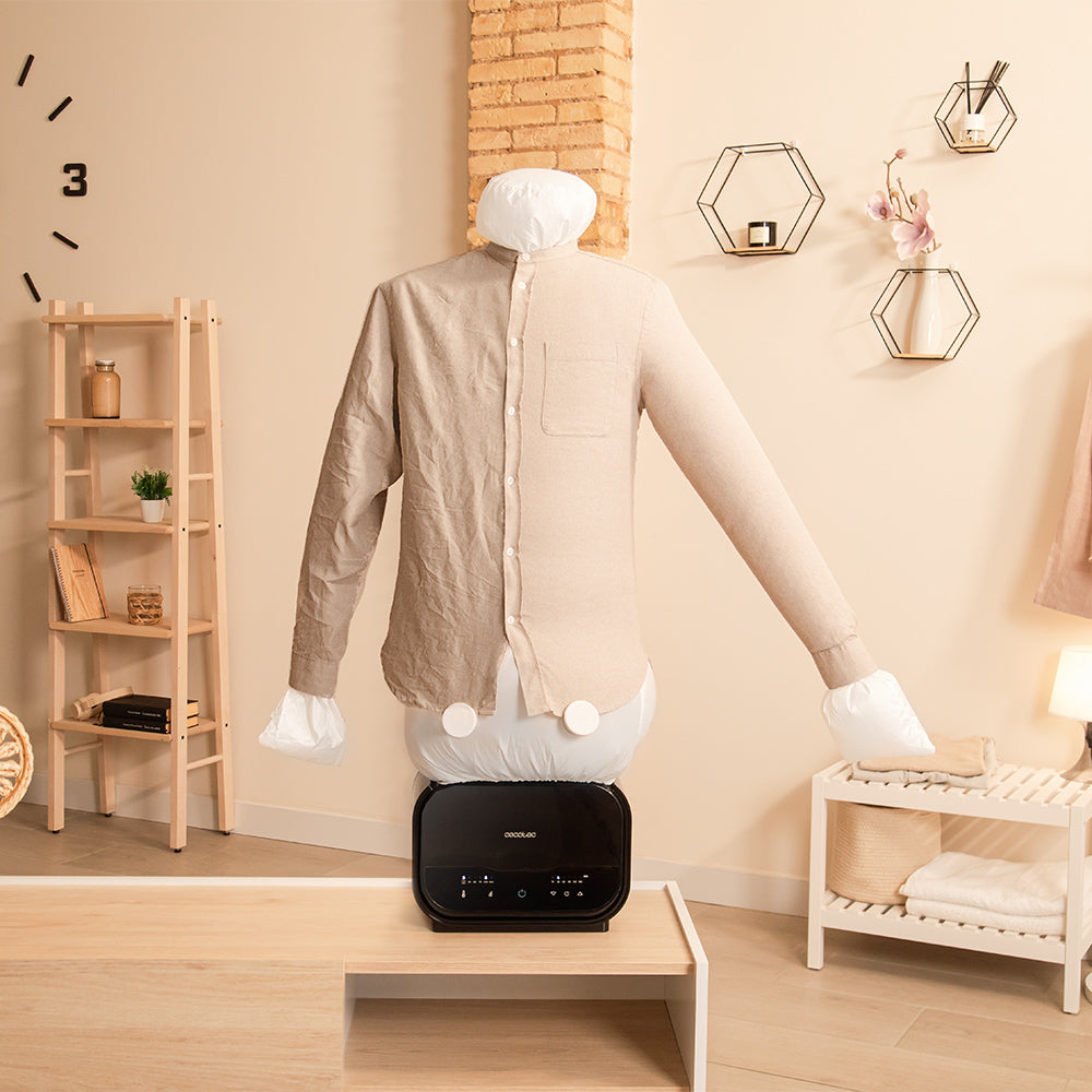 Cecotec IronHero 1200 Maniquí De Plancha Y Secado 2 En 1 Con Panel Táctil Y Temporizador