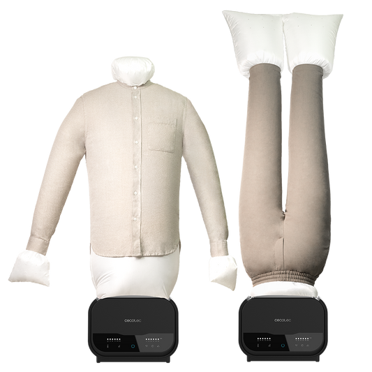 Cecotec IronHero 1200 Maniquí De Plancha Y Secado 2 En 1 Con Panel Táctil Y Temporizador