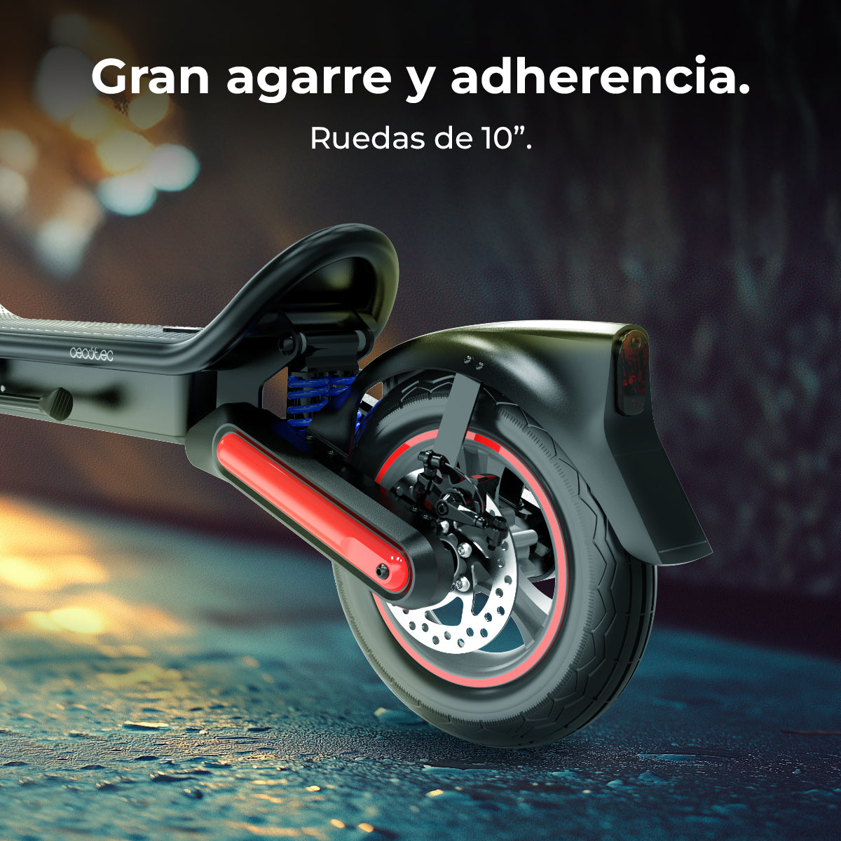 Cecotec Bongo D40 XL Patinete Eléctrico Con Suspensión 350 W Pico 800 W Batería 360 Wh 40 Km