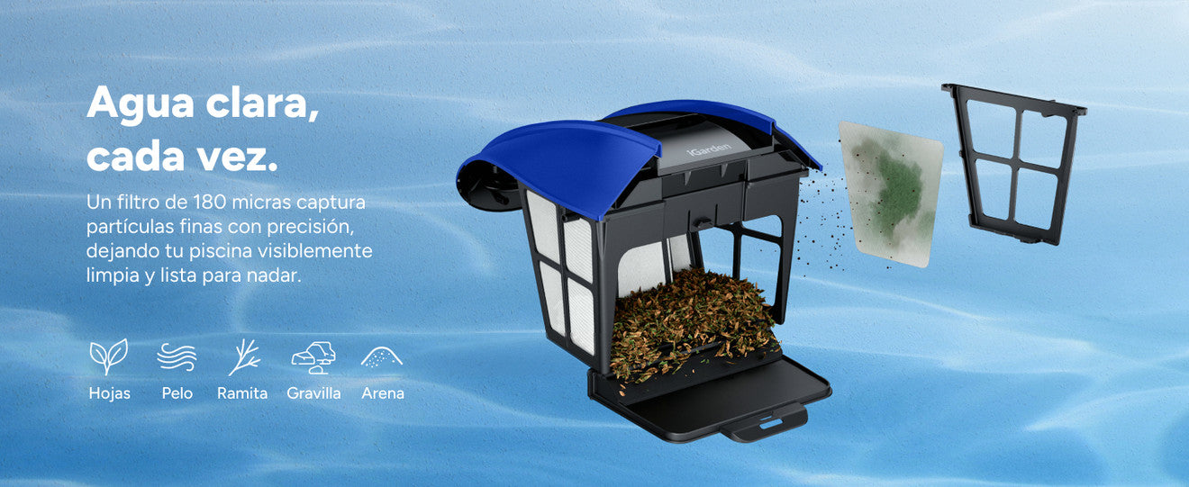 iGarden K80 robot limpiafondos de piscina sin cable automático