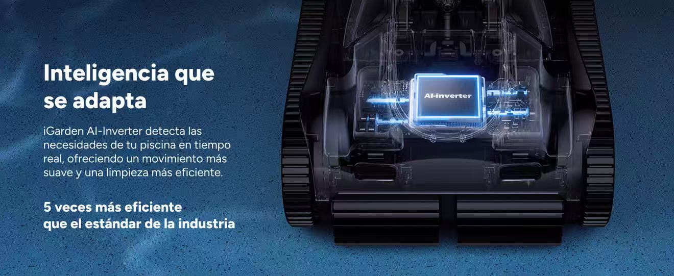 iGarden K60 robot limpiafondos de piscina sin cable automático