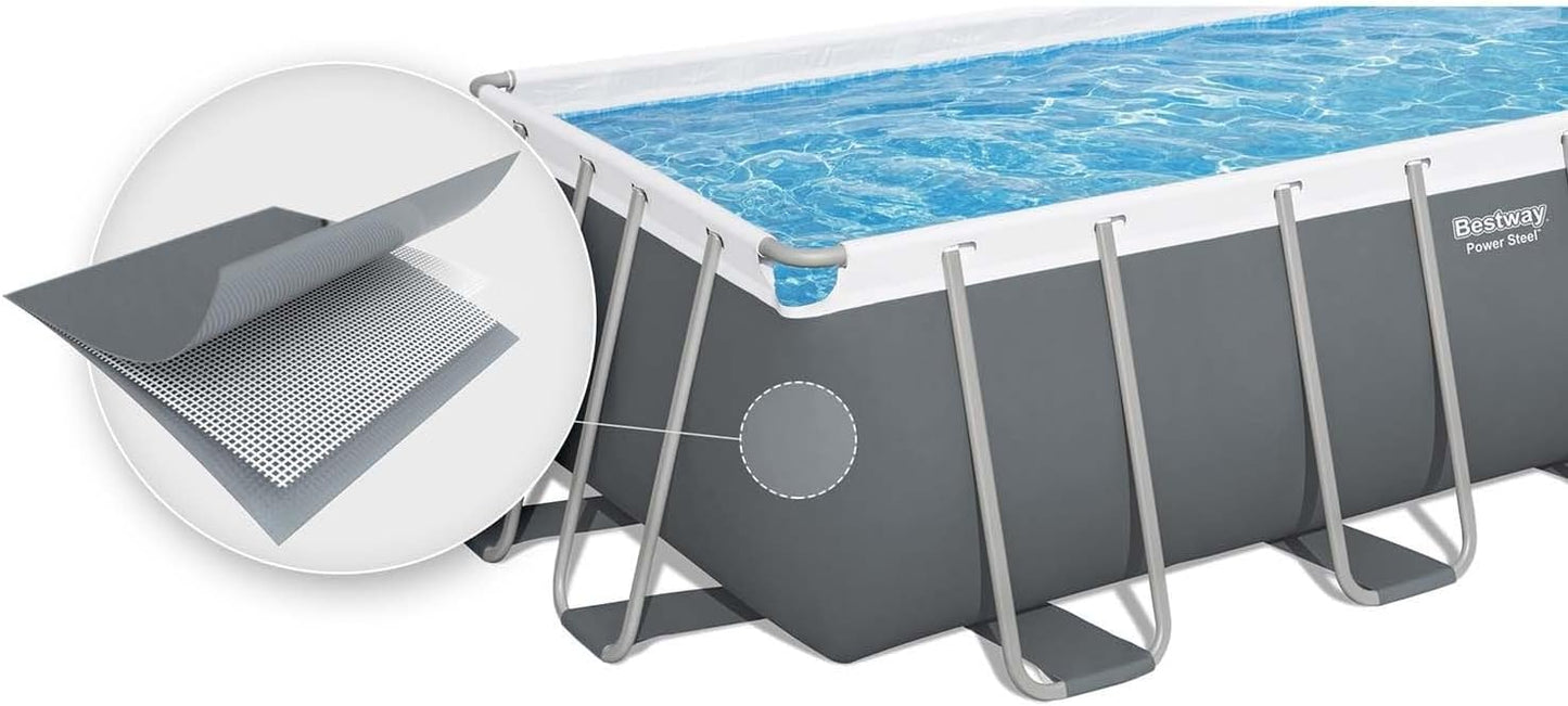 Bestway –  Power Steel piscina desmontable rectangular (549 × 274 × 122 cm)