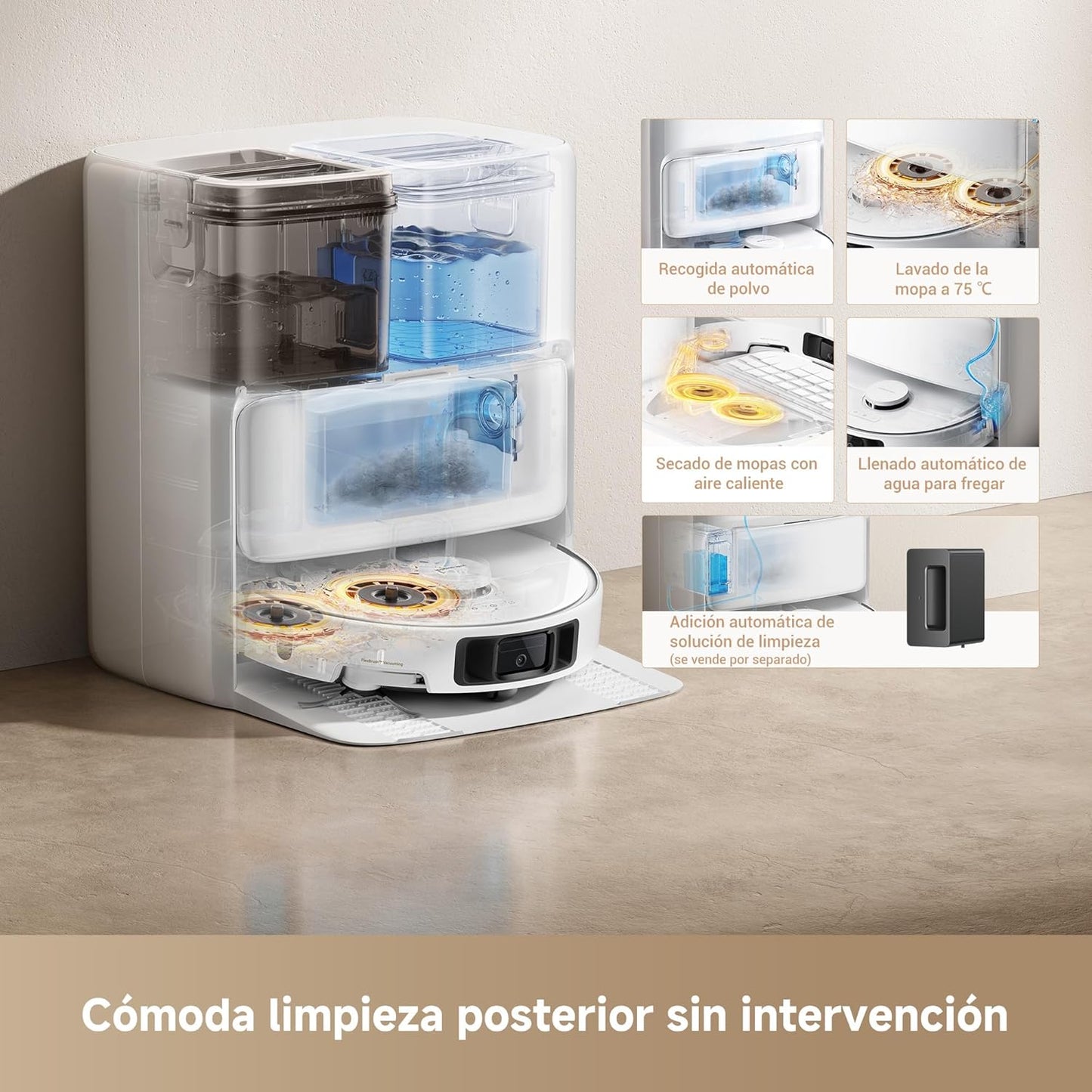 Mova – P50 Ultra robot aspirador