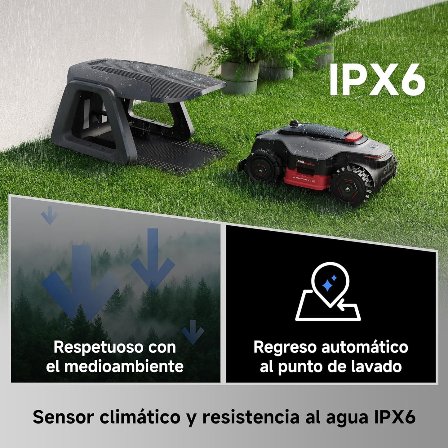 Mova – LiDAX Ultra 2000 robot cortacésped sin cable AWD
