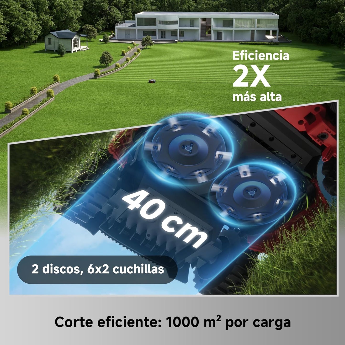 Mova – LiDAX Ultra 2000 robot cortacésped sin cable AWD