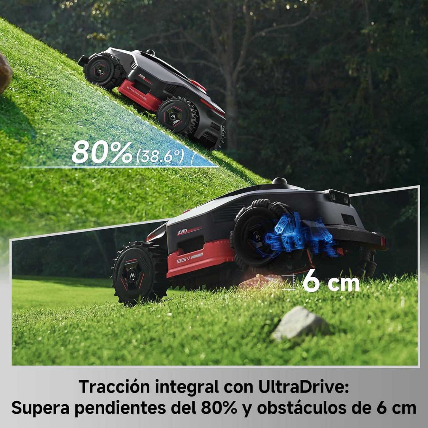Mova – LiDAX Ultra 2000 robot cortacésped sin cable AWD
