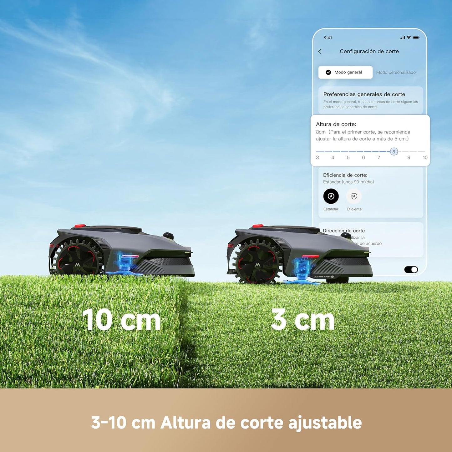 Mova – LiDAX Ultra 1600 robot cortacésped sin cable perimetral