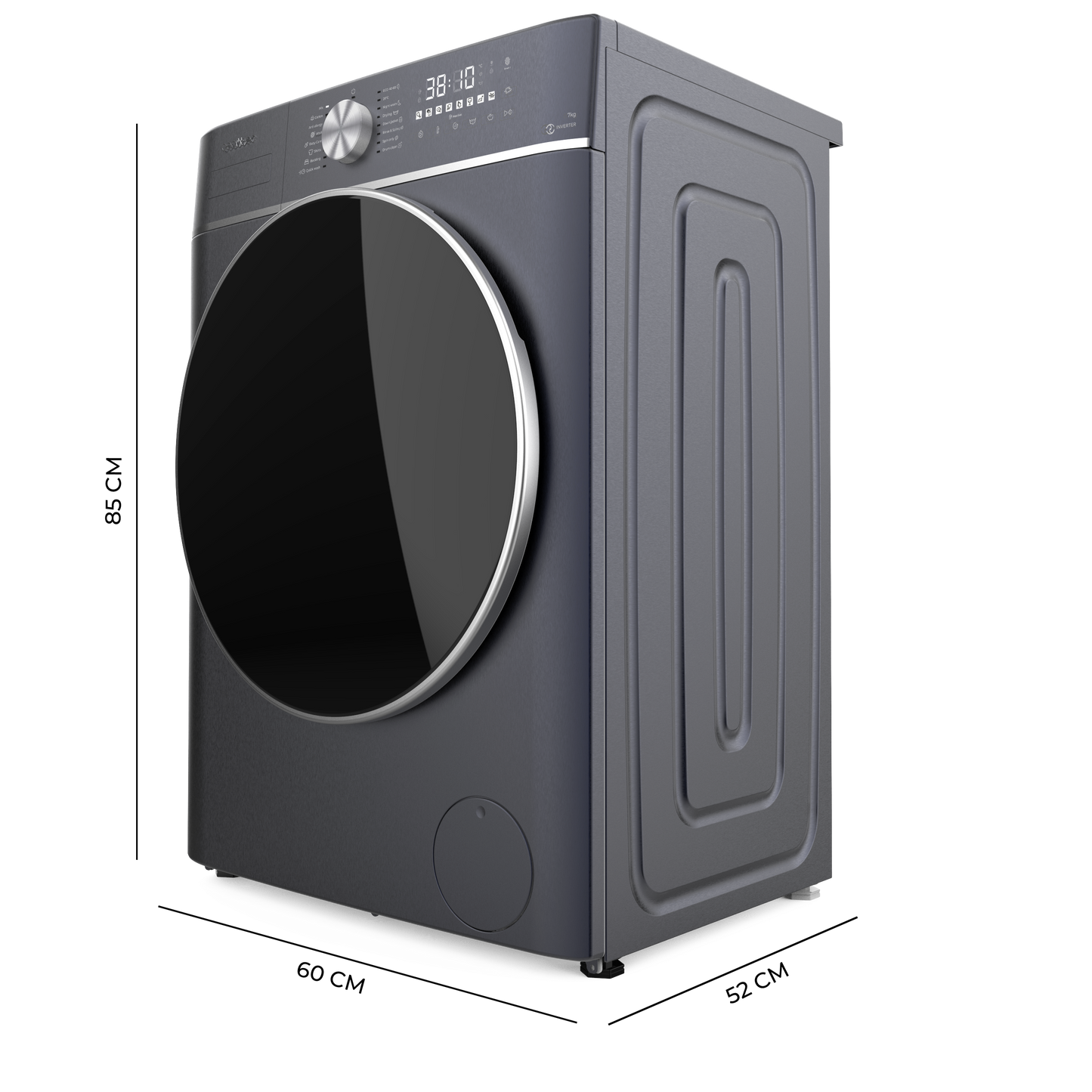 Cecotec Bolero Wash And Dry 8580 Lavadora Secadora Inverter 8 Kg Lavado 5 Kg Secado Titanio
