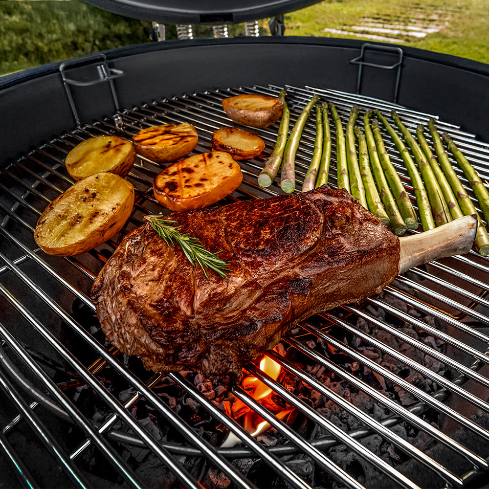 Cecotec DragonFire 6600 Barbacoa Cerámica Cámara de Cocción y Parrilla Hermética Hasta 1000C