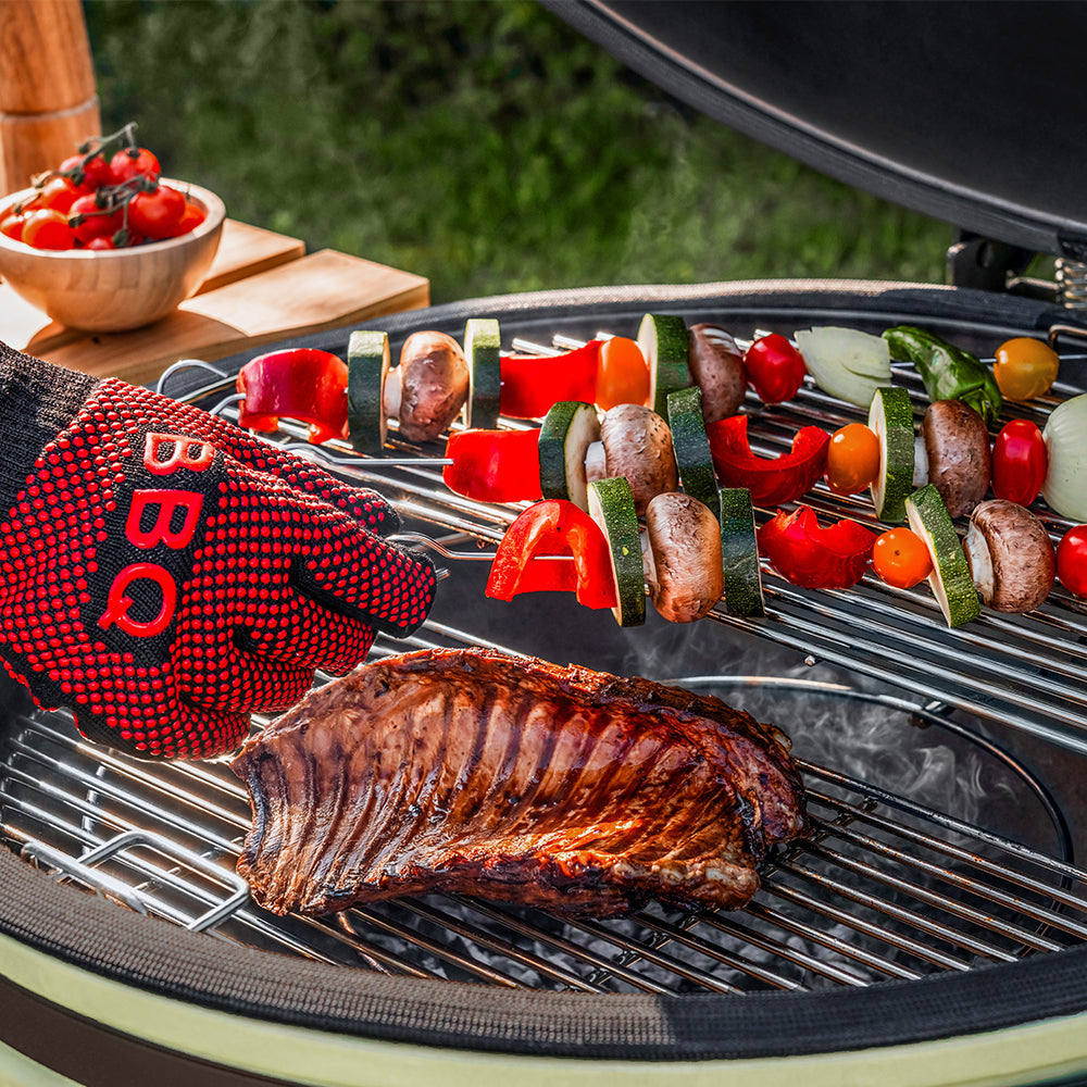 Cecotec DragonFire 6600 Barbacoa Cerámica Cámara de Cocción y Parrilla Hermética Hasta 1000C