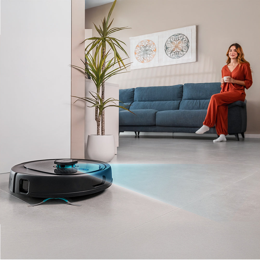 Cecotec Conga 9990 AI Spin Revolution Ultra Power Robot Aspirador con Inteligencia Artificial y Navegación Láser