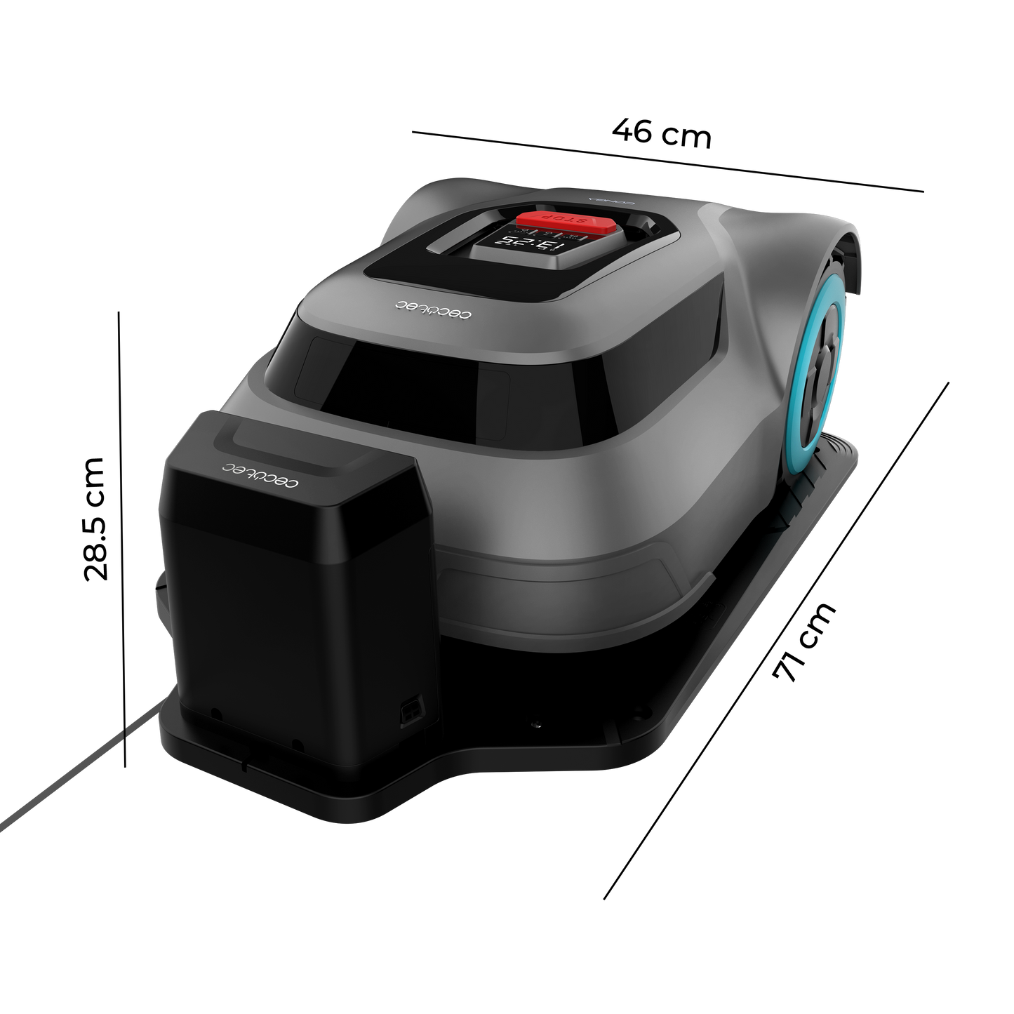 Cecotec Conga GrassHopper 500 Map Connected Robot Cortacésped para 500 m2 con Mapeo Inteligente