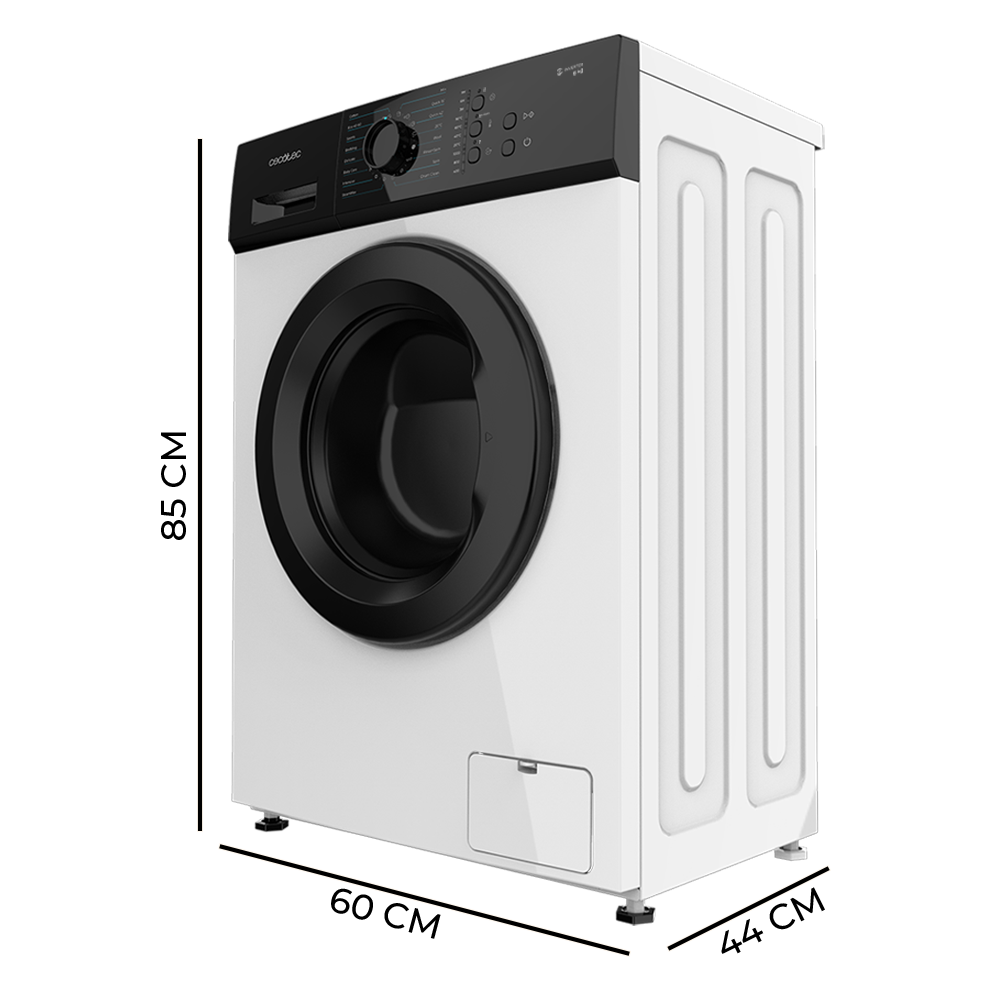 Cecotec Lavadora Bolero DressCode 620 Inverter 6 kg Motor Inverter Plus Clase A Eficiente Consumo