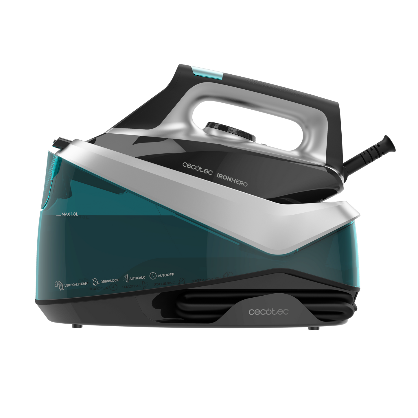 Cecotec IronHero H-2800 Estación De Plancha A Vapor 2800 W Con Vapor Continuo 135 g Por Minuto