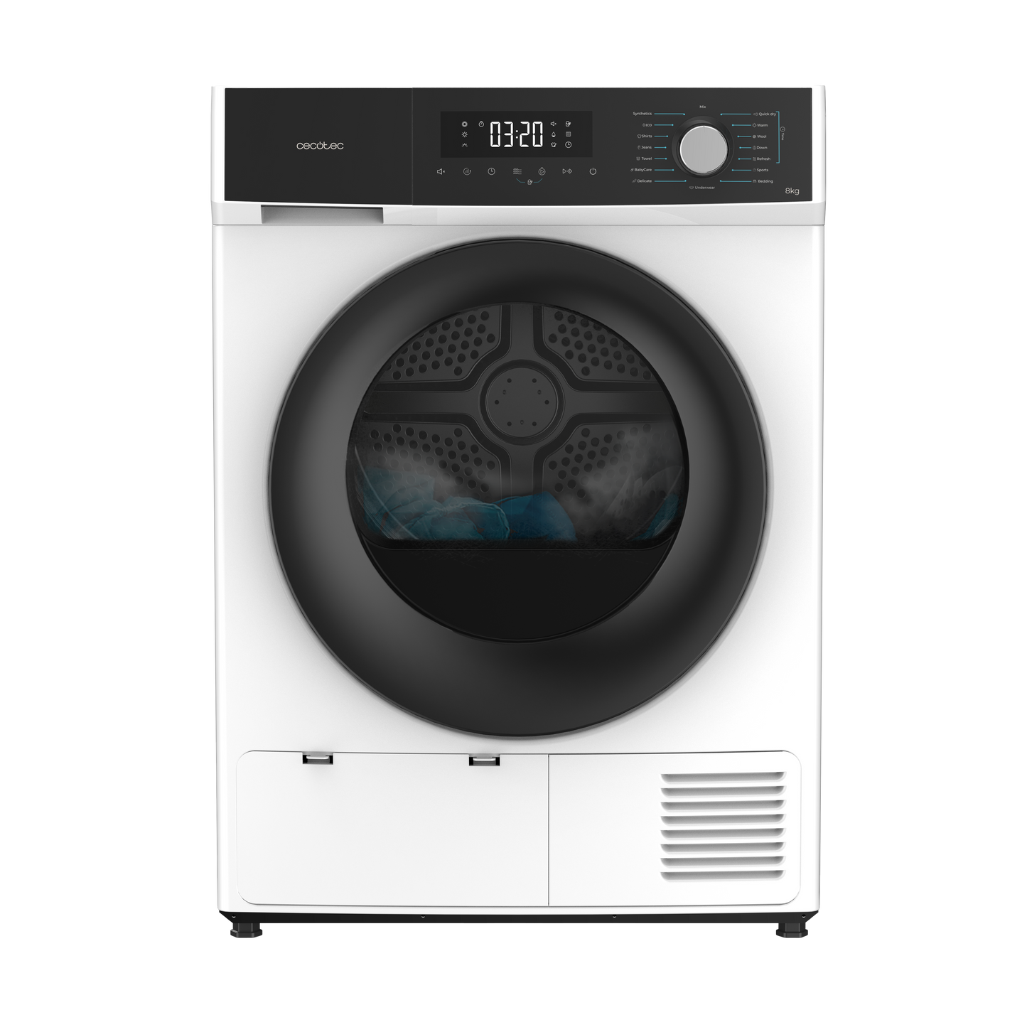 Cecotec Bolero Dresscode Dry 8330 8 Kg Secadora Con Bomba De Calor Clase E Alta Eficiencia