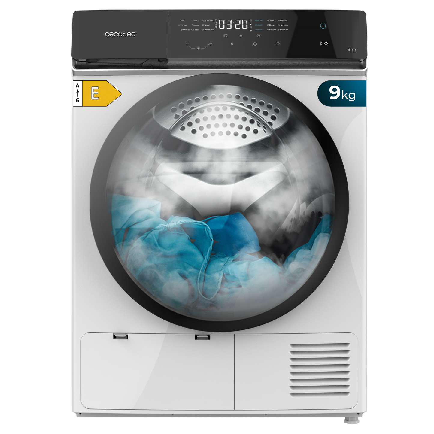 Cecotec Bolero DressCode Dry 9400 Secadora Con Bomba de Calor 9 Kg E Clase Energetica