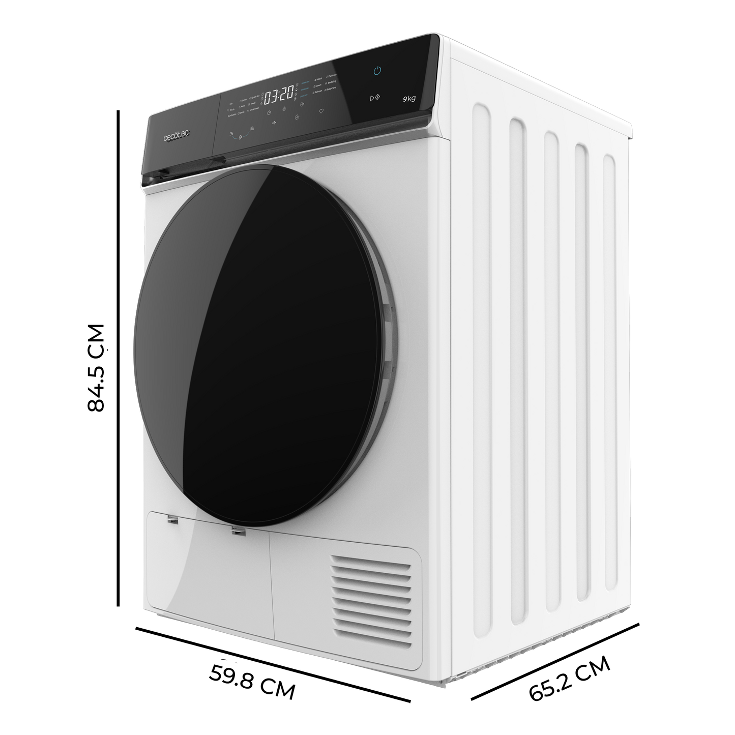 Cecotec Bolero DressCode Dry 9400 Secadora Con Bomba de Calor 9 Kg E Clase Energetica