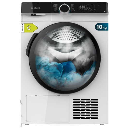 Cecotec Bolero DressCode Dry 10505 Inverter Secadora 10 Kg con Bomba de Calor y Ahorro Energético