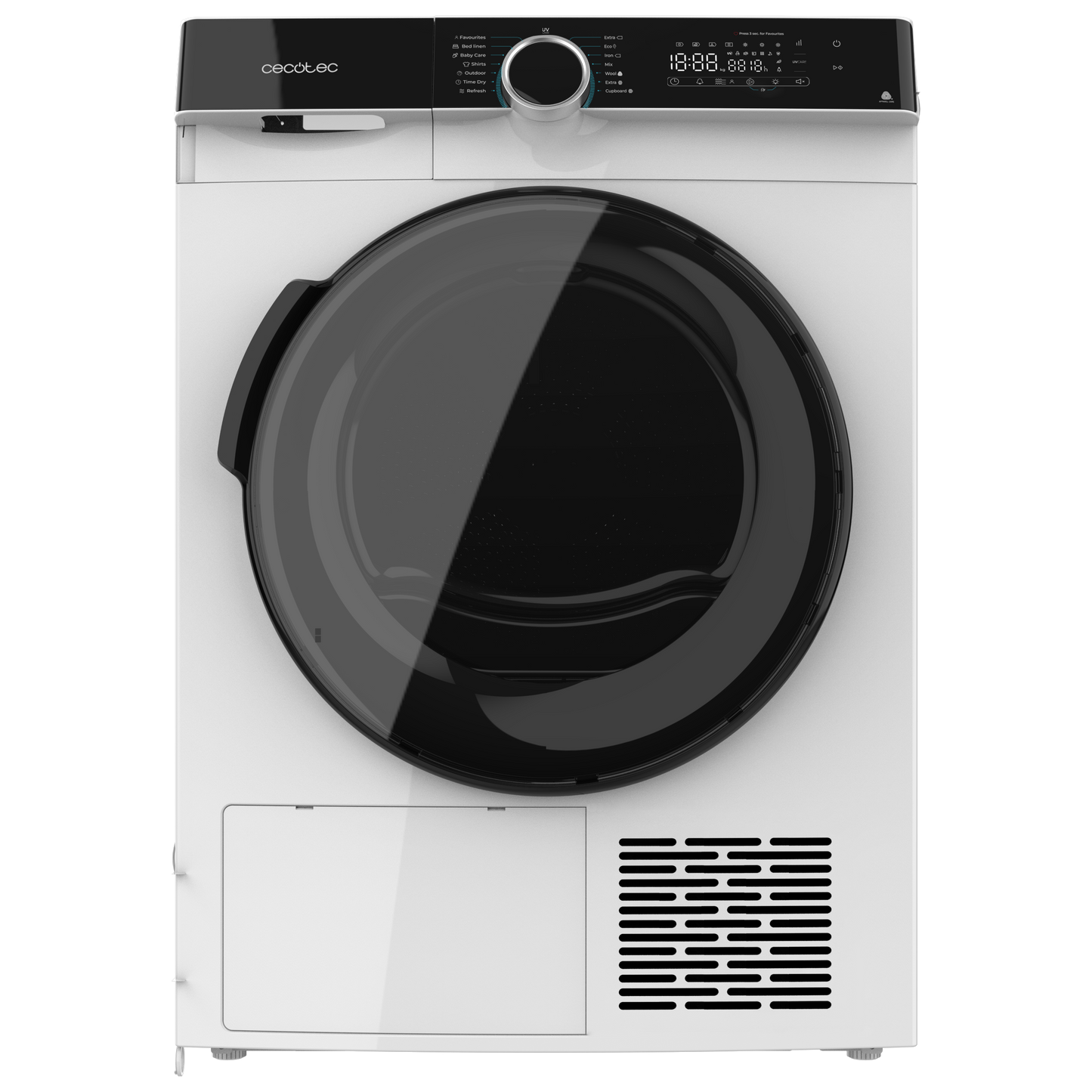 Cecotec Bolero DressCode Dry 10505 Inverter Secadora 10 Kg con Bomba de Calor y Ahorro Energético